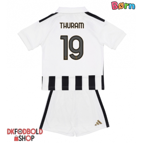 Juventus Khephren Thuram #19 Hjemmebanesæt Børn 2026-27 Kort ærmer (+ korte bukser)